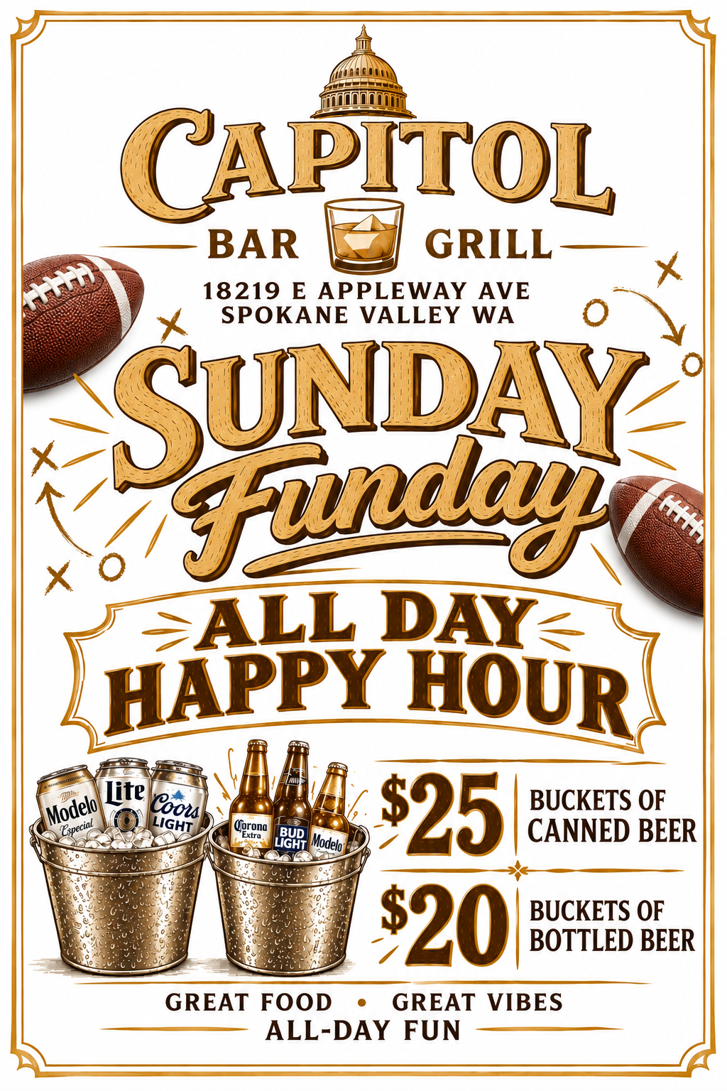 Sunday Funday Happy Hour Specials